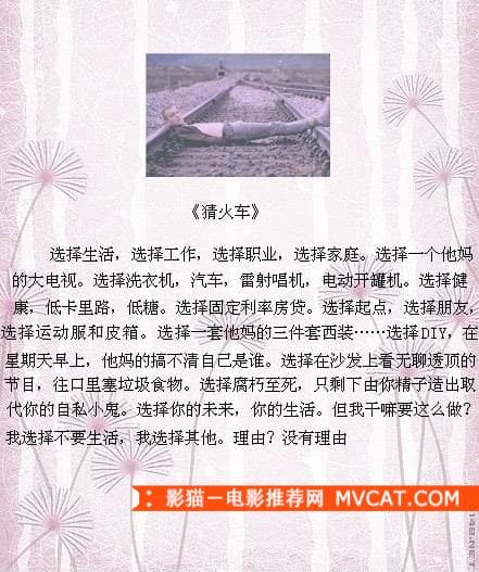 《品读经典电影台词》——影猫－电影推荐网 WWW.MVCAT.COM