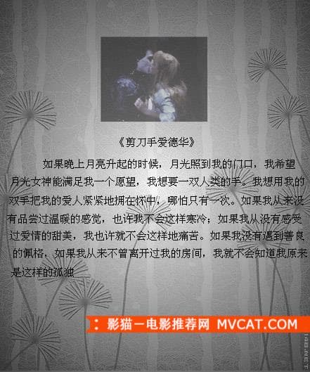 《品读经典电影台词》——影猫－电影推荐网 WWW.MVCAT.COM